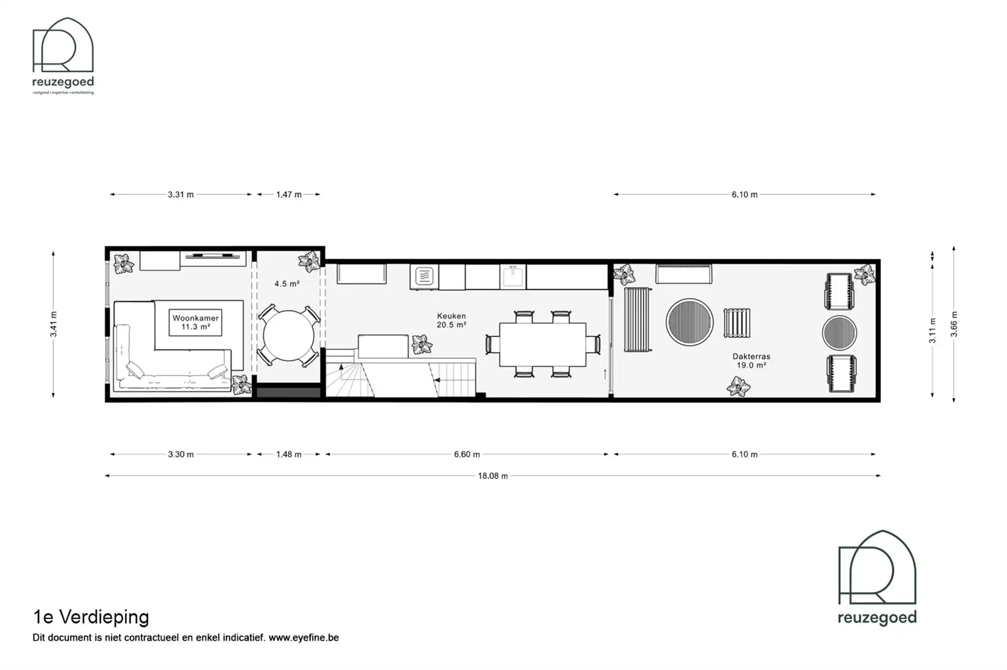 Instapklare stadswoning met garage en 3 slaapkamers op een toplocatie in Mechelen foto 28