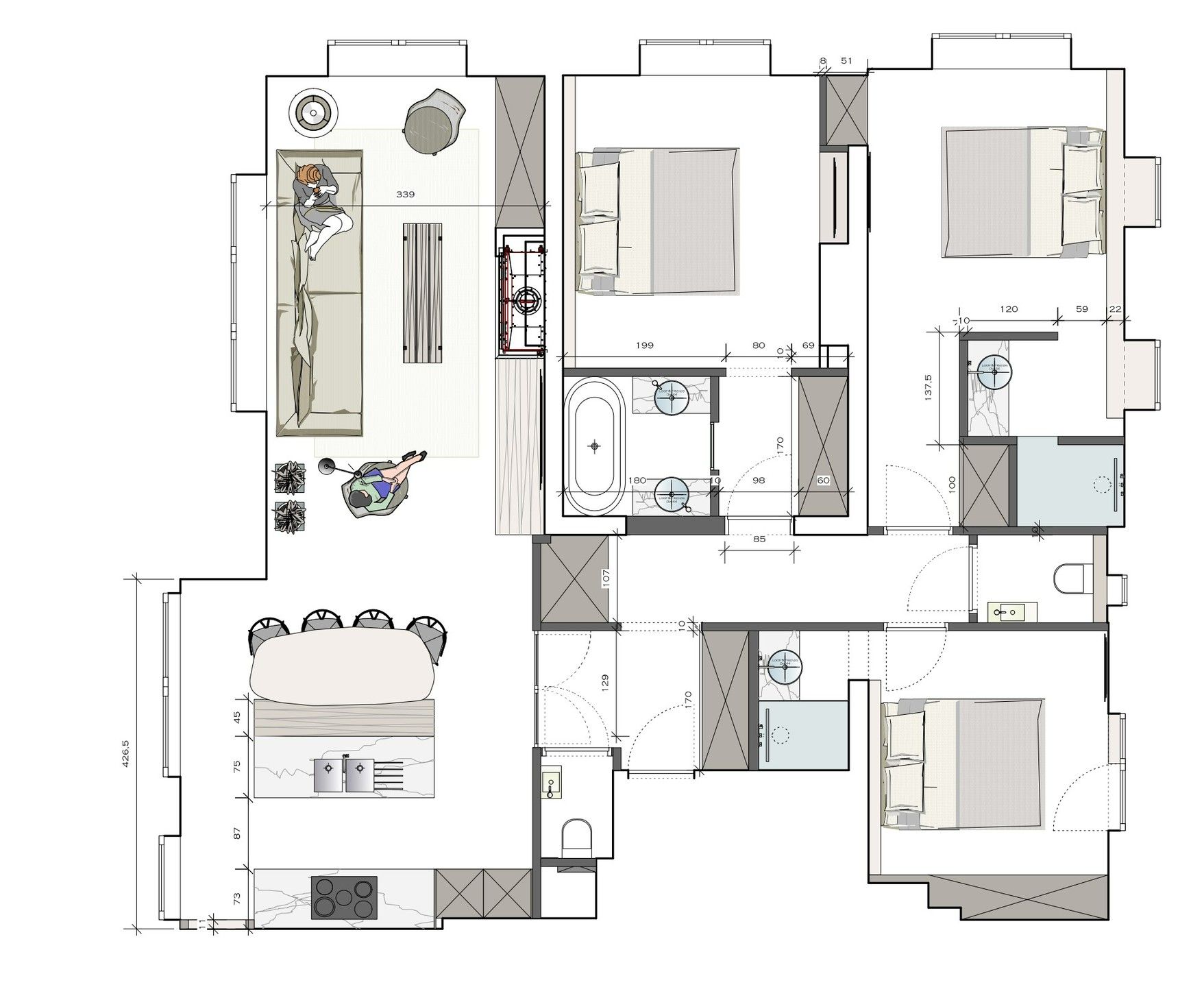 Gemeubeld: volledig vernieuwd appartement aan het Zegemeer! foto 13