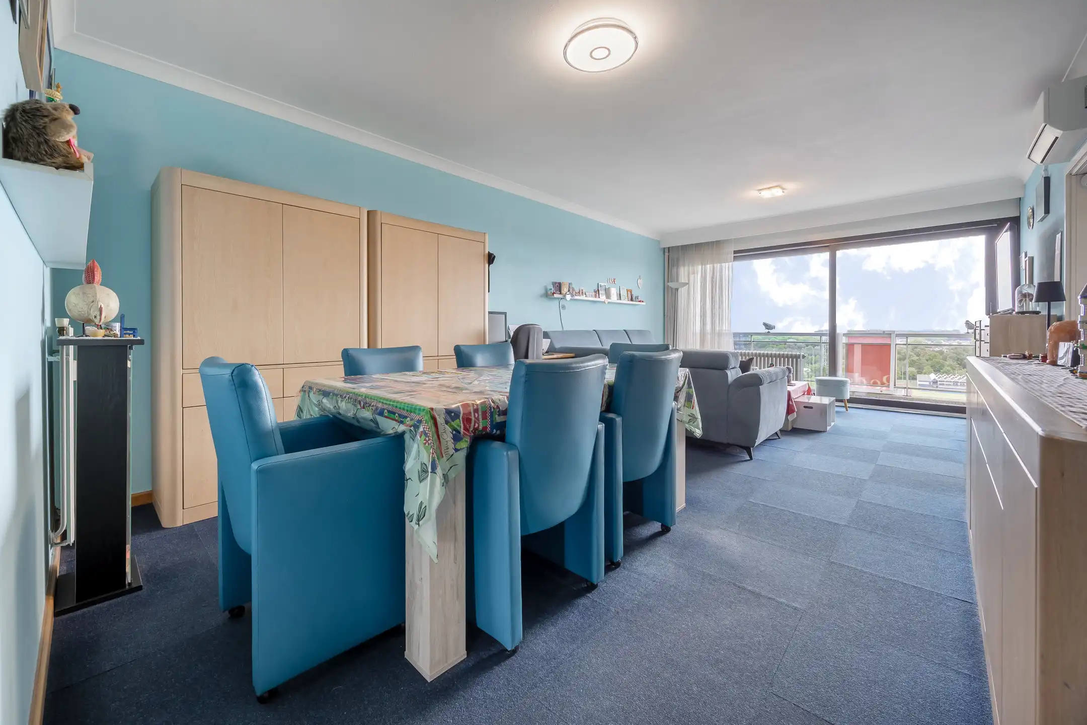 Mooi verzorgd appartement op 12de verdieping  met prachtig zicht, 2 slaapkamers en ondergrondse staanplaats foto 4