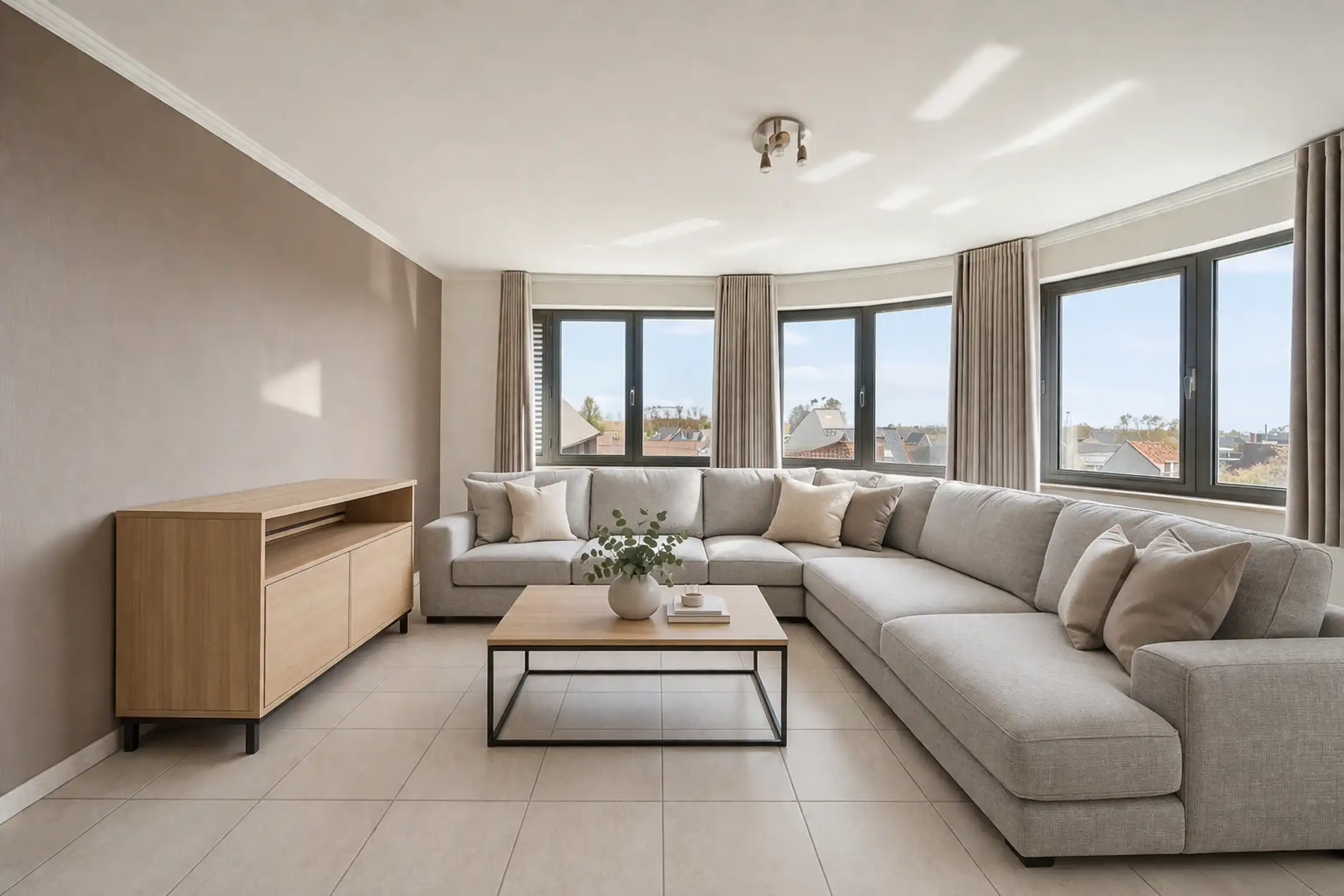 Appartement met ruim terras met zicht op de leie en garage foto 7