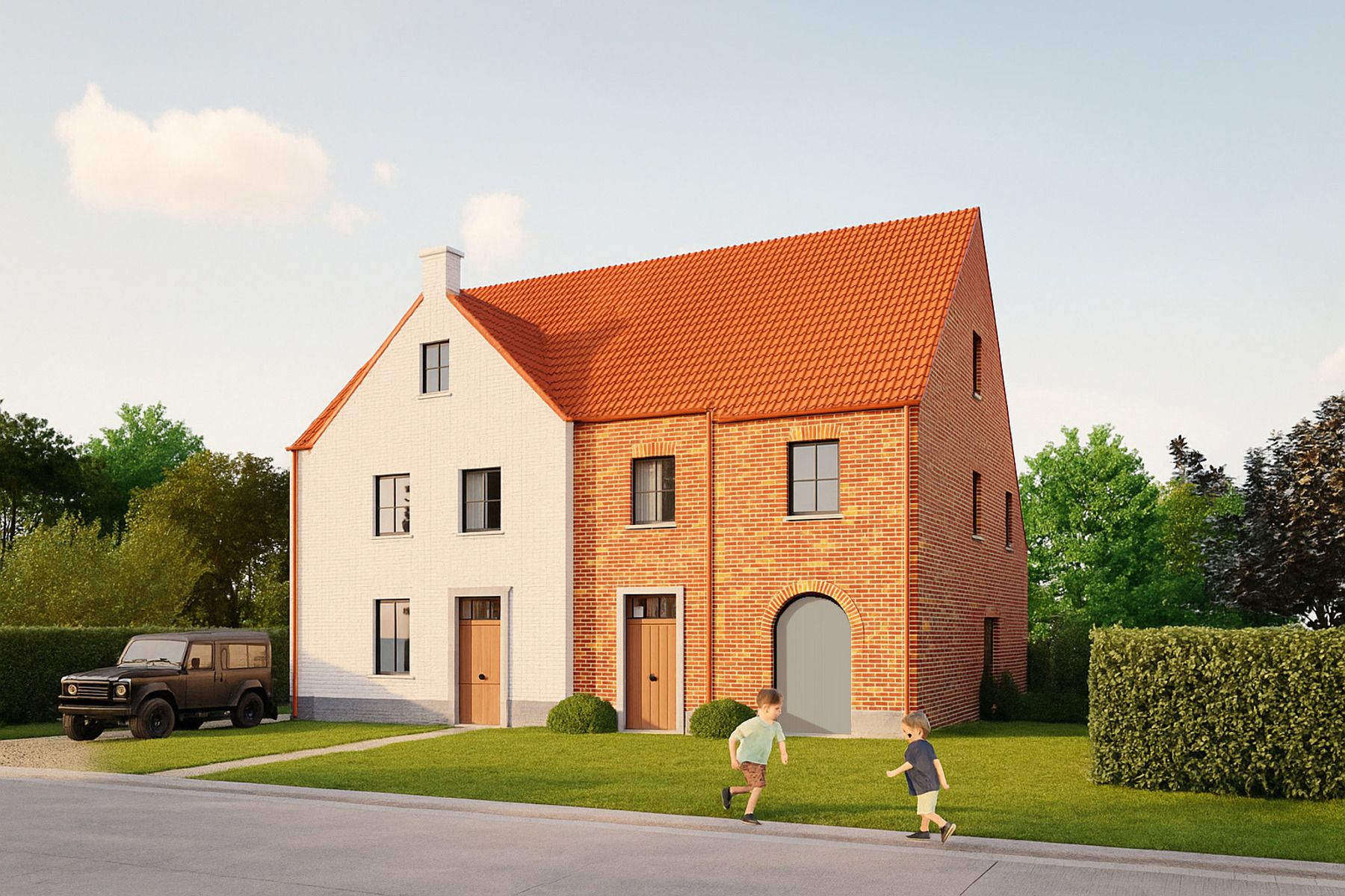TE KOOP - 2 energiezuinige nieuwbouwwoningen op toplocatie foto {{pictureIndex}}