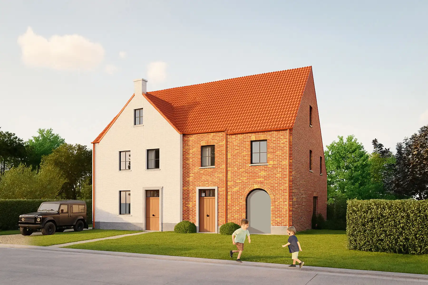 TE KOOP - 2 energiezuinige nieuwbouwwoningen op toplocatie foto {{pictureIndex}}