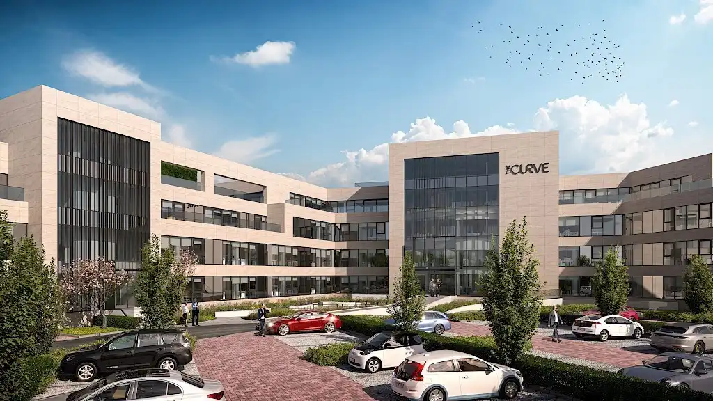 High-end kantoren te huur in duurzaam renovatieproject The Curve aan E40 in Drongen foto 8