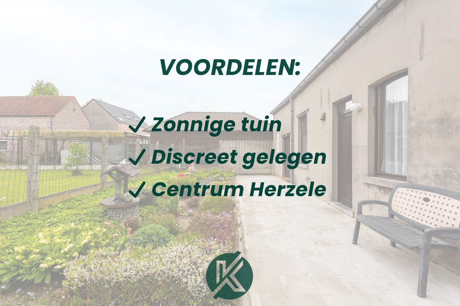 Discreet gelegen woning nabij centrum Herzele foto 2