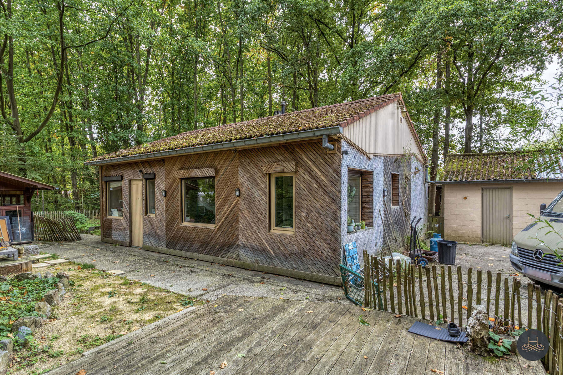 Hoofdfoto van de publicatie: Gezellige bungalow op perceel van 23a90ca in groene omgeving