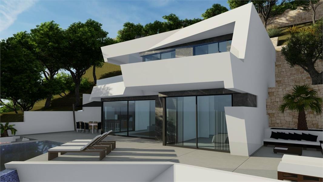 NIEUWBOUW LUXE VILLA MET SPECTACULAIR UITZICHT IN CALPE foto 6