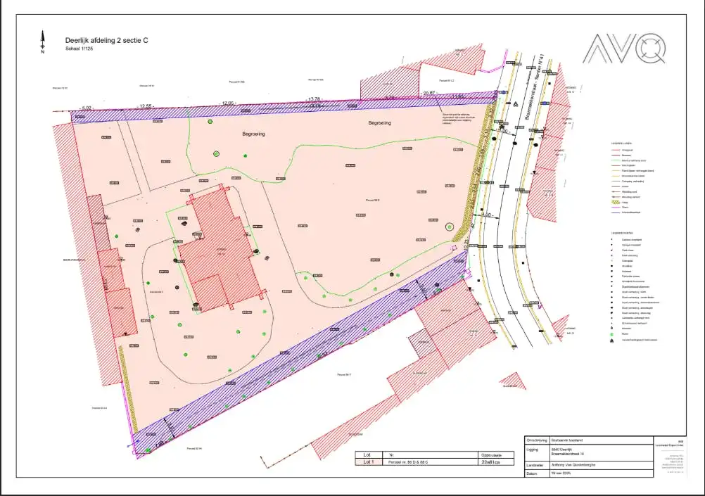 Bouwgrond met vergunning te koop in centrum Deerlijk foto 4