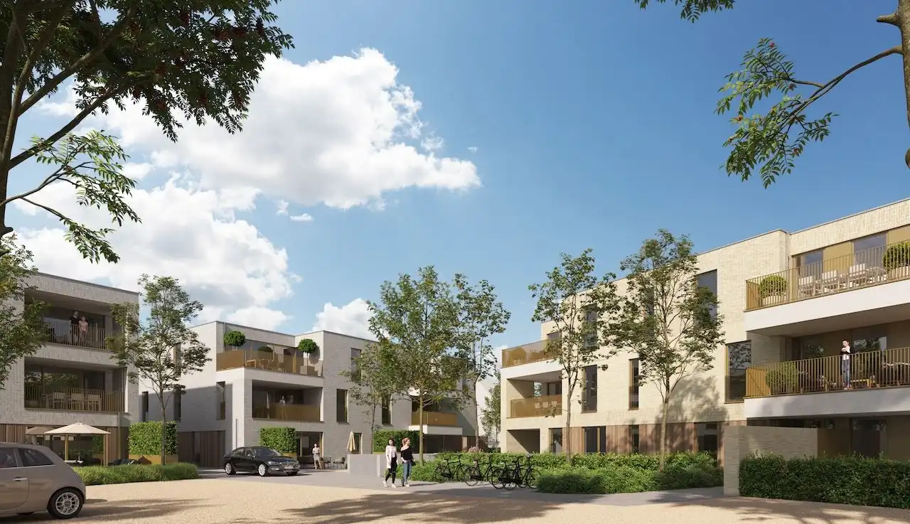 Nieuwbouw glv 3 slpk-app met ruim terras, tuin én eigen garage foto {{pictureIndex}}