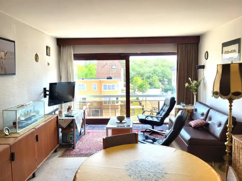 Lichtrijke studio met terras en slaaphoek te koop foto 2