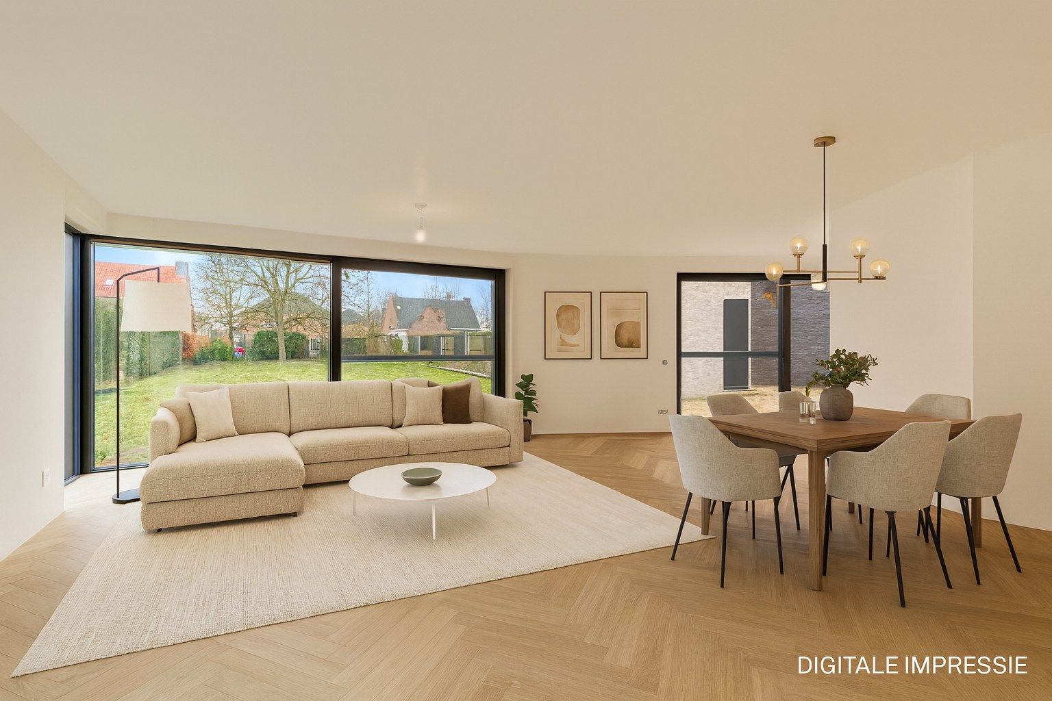 Duurzame BEN-nieuwbouwwoning casco+ met 4 slpk en zuidgerichte tuin. foto 21