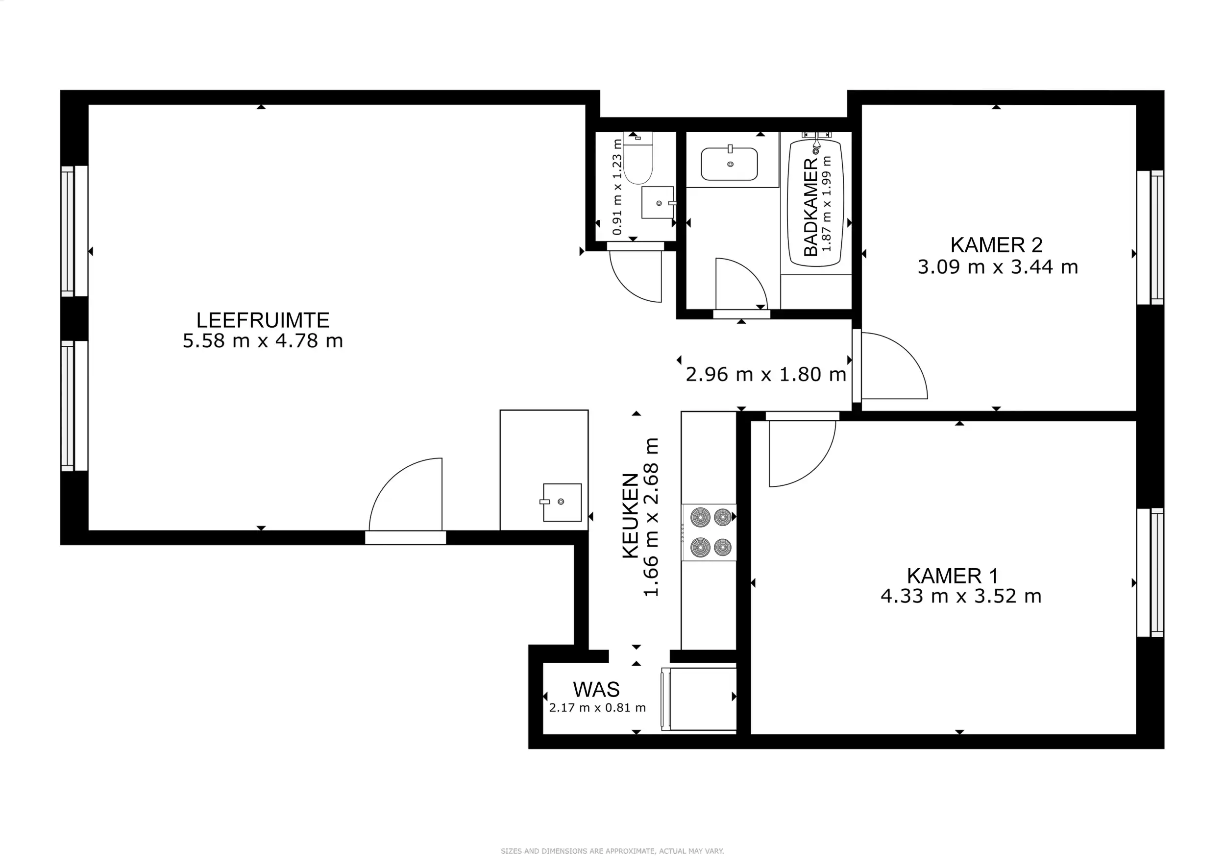 Lichtrijk en hoogwaardig afgewerkt 2-slaapkamerappartement foto 10
