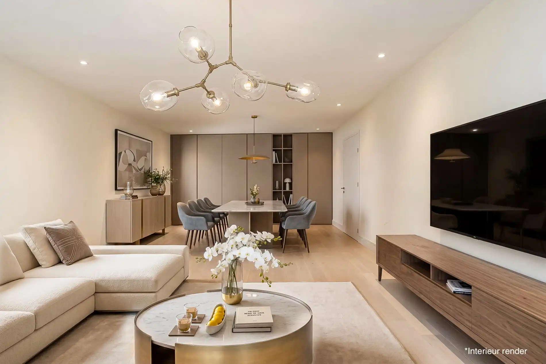 Appartement met 2 slaapkamers en terras op toplocatie aan het Leopoldplein in Hasselt – optionele staanplaatsen beschikbaar foto 4