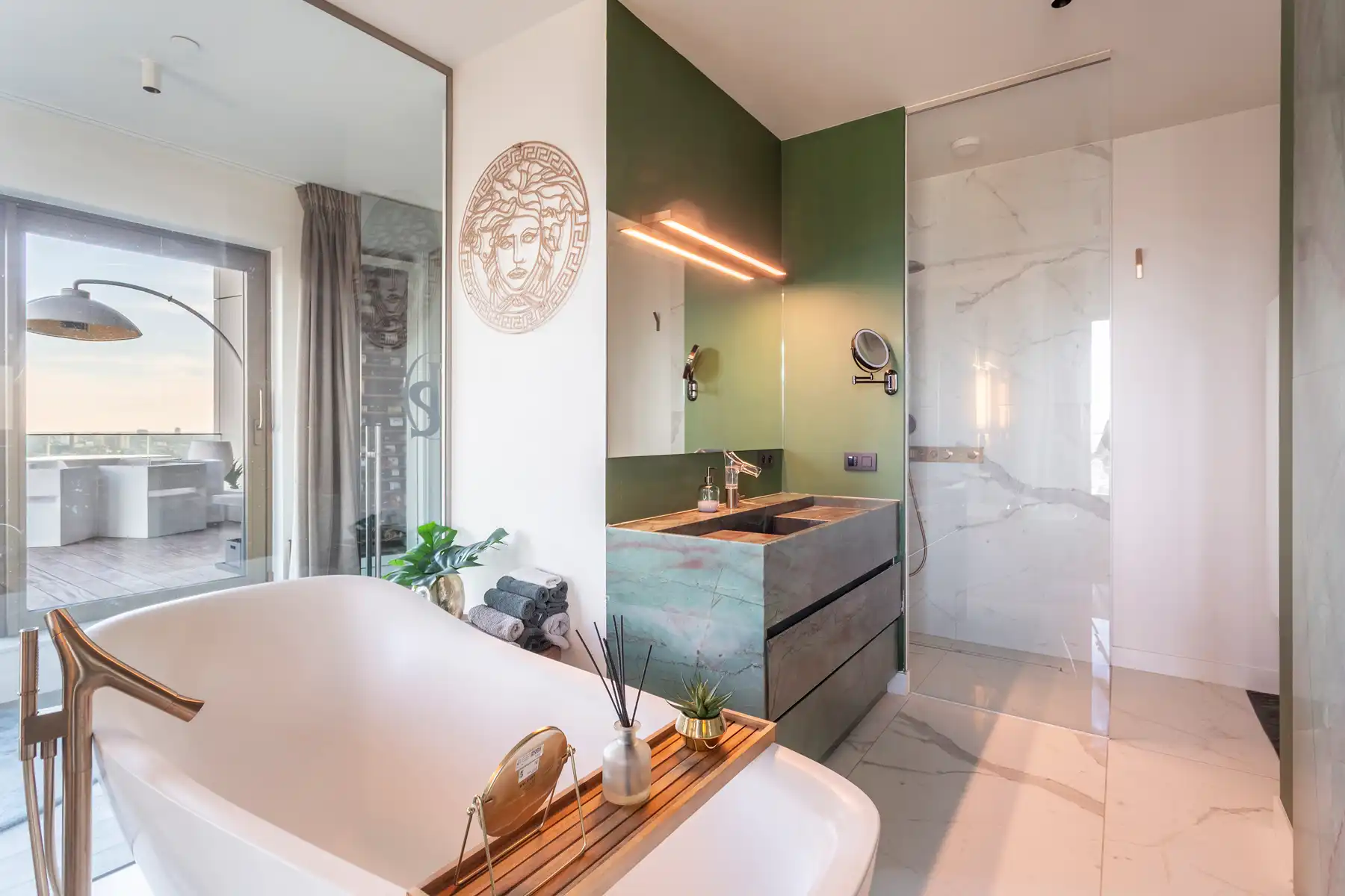 Exclusief appartement met riant terras en spectaculair zicht foto 12