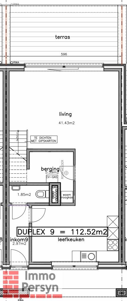 Gezellige duplex met 2 slaapkamers, terras en ondergrondse parking in topligging foto 21