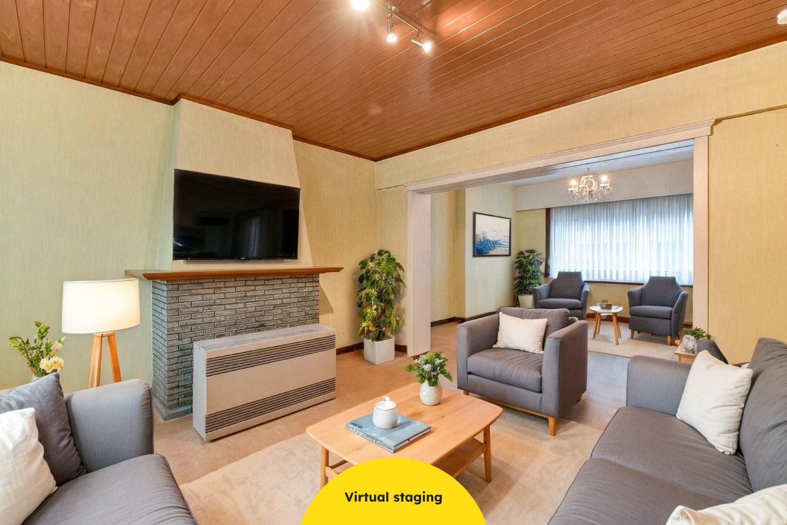 Te renoveren gezinswoning met drie slaapkamers en zongerichte tuin foto 3