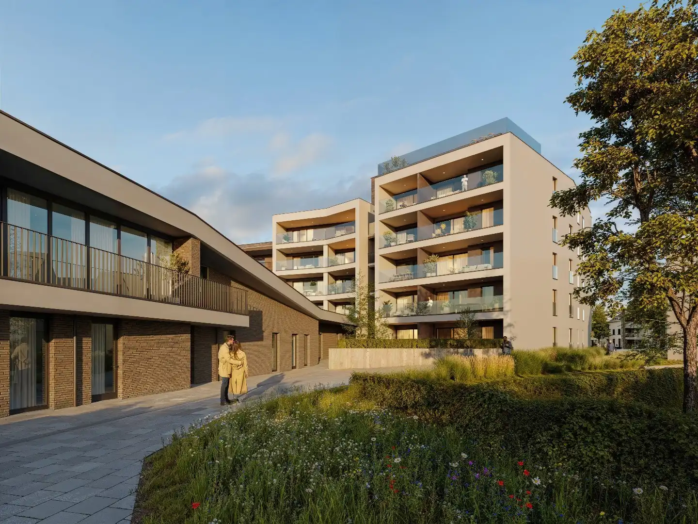 APPARTEMENT met terras, 69 m², 1 slaapkamer - Res. Rongese-Park foto 3