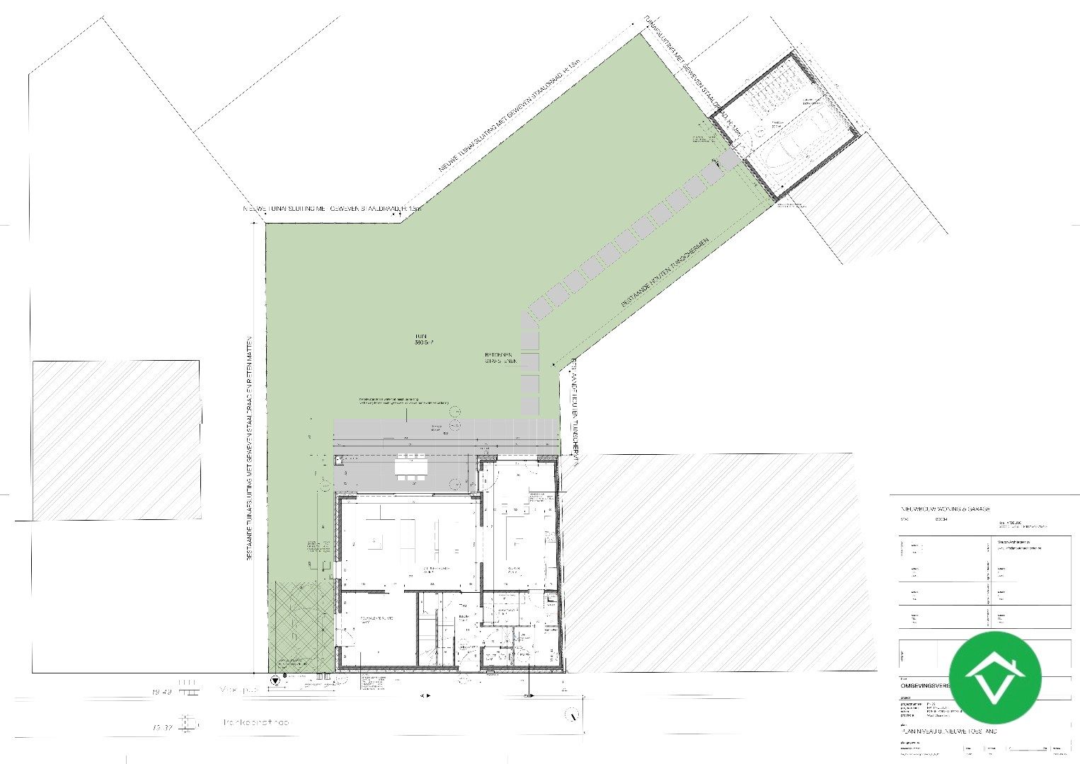 Bouwklare grond (591 m²) voor open of halfopen bebouwing te Izegem foto 7