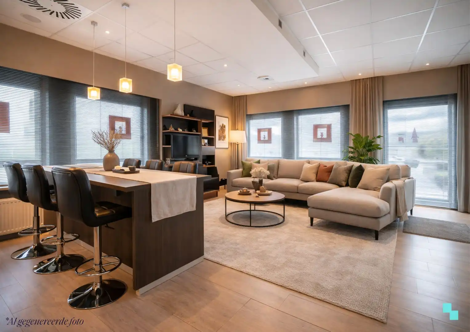 Instapklaar, gelijkvloers appartement in Ooigem foto 2