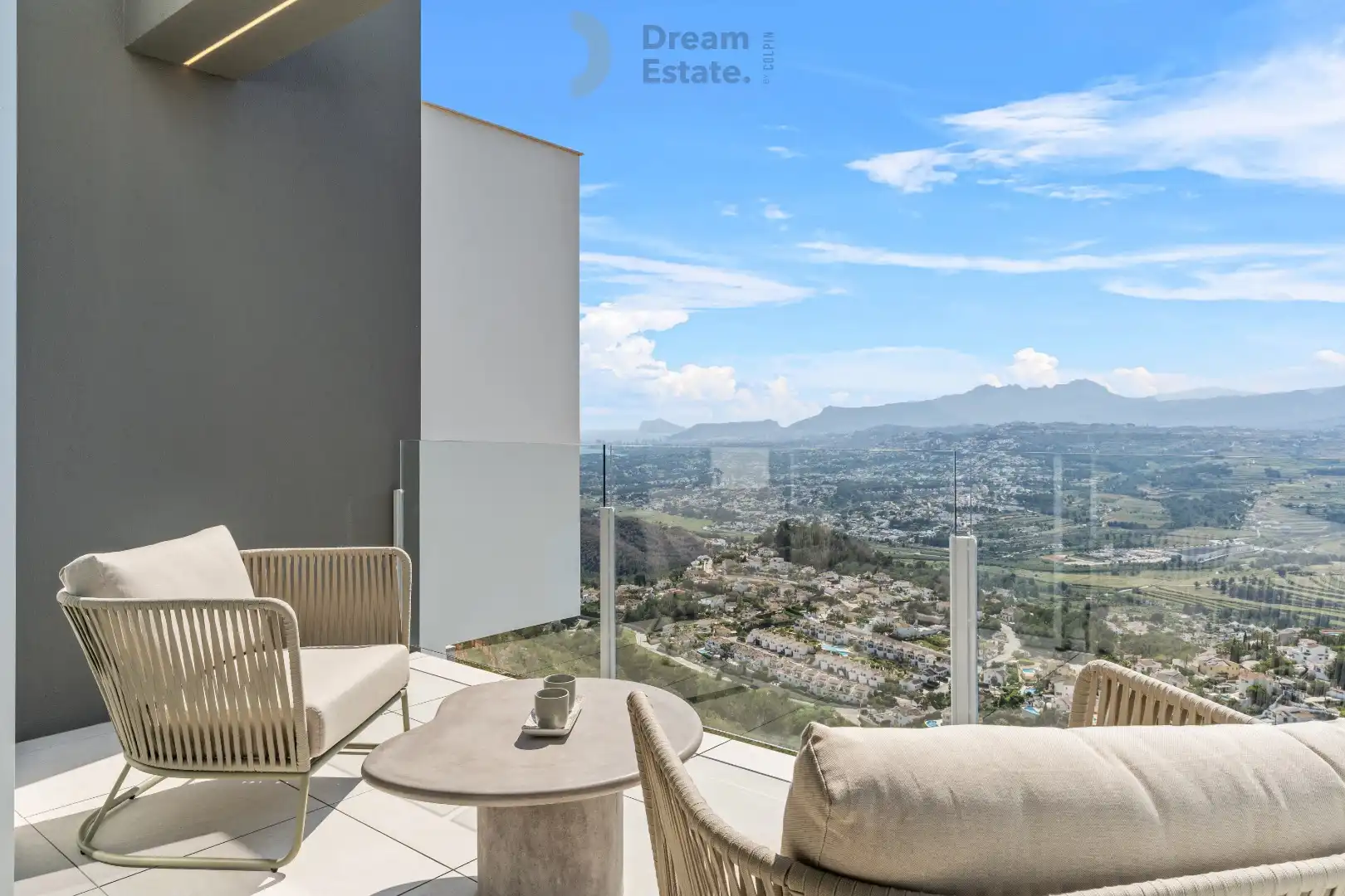 Exclusieve designvilla met panoramisch zeezicht in Cumbre del Sol, Waar architectuur, natuur en luxe samensmelten foto 4