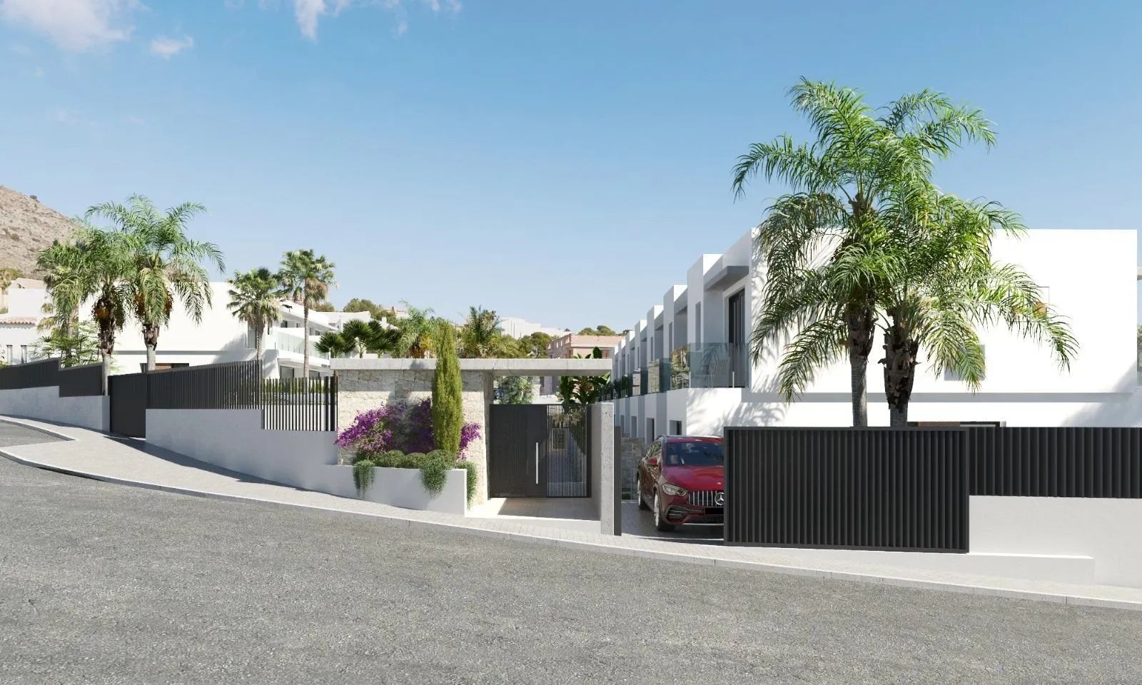 Luxe nieuwbouw halfvrijstaande villa's in Sierra Cortina, Finestrat foto 9