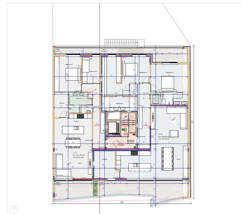 Nieuwbouw Appartement  – Stijlvol en ruim wonen (101 m²) met 2 slaapkamers & 2 terrassen foto 3