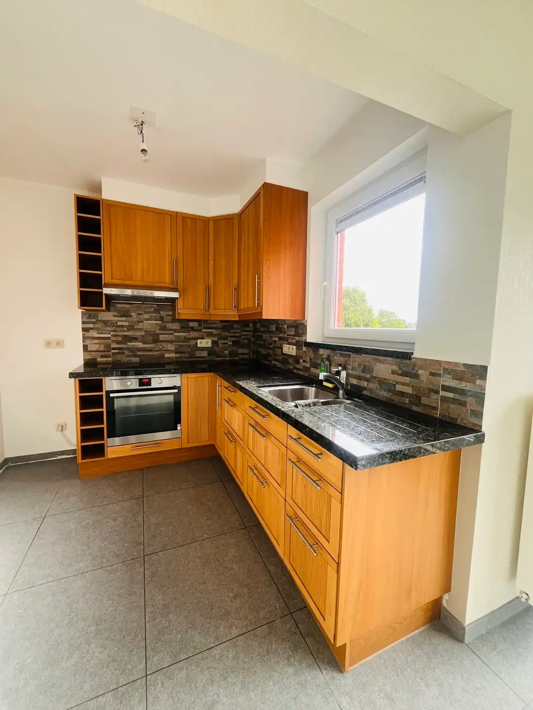 RUIM APPARTEMENT MET TERRAS EN ZICHT OP DE DENDER. foto 6