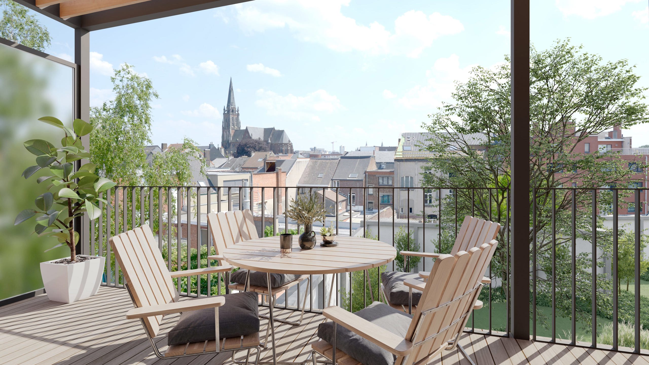 Eénslaapkamerappartement op het gelijkvloers met tuin foto 10