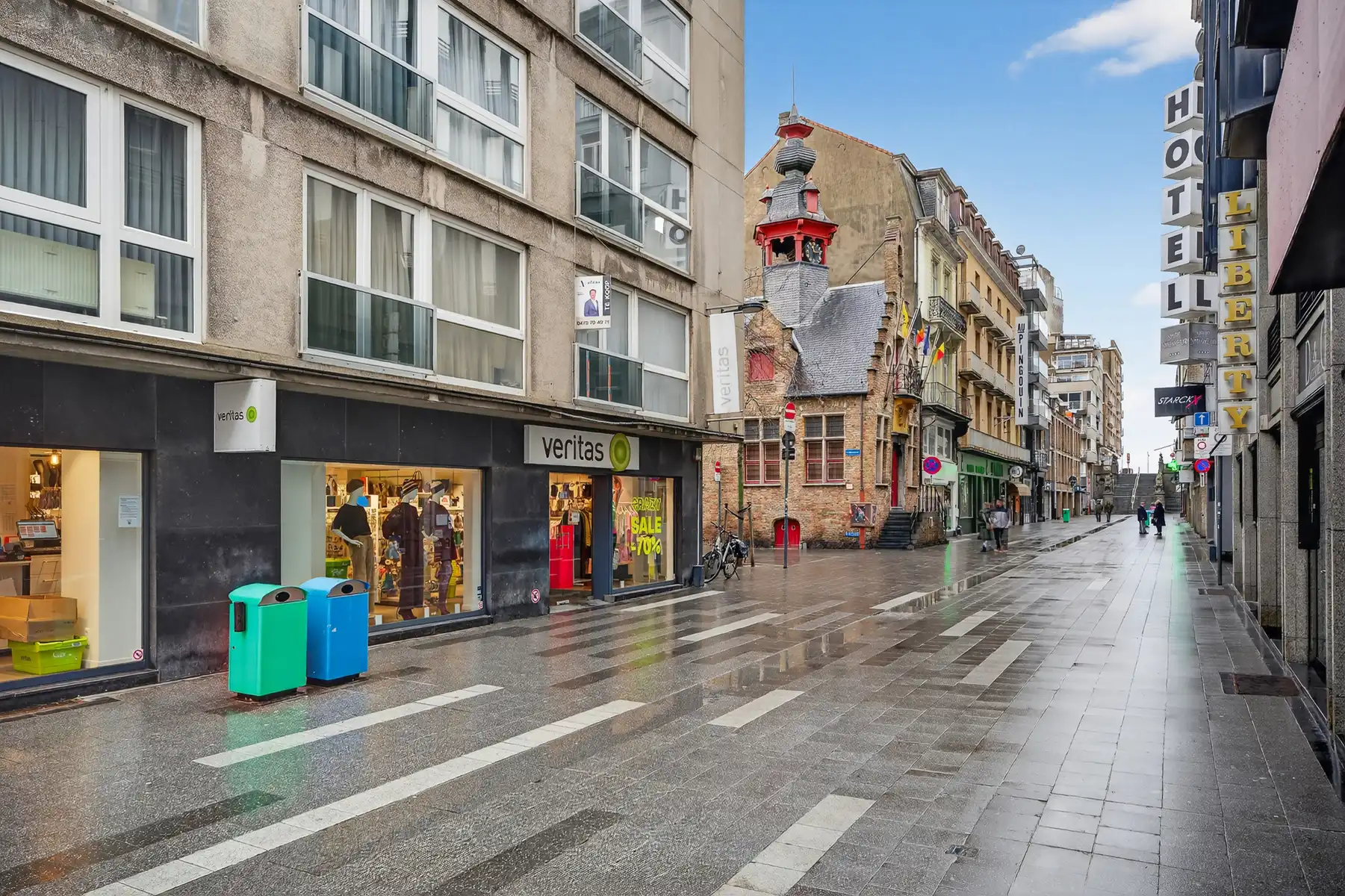 3 slpk hoekappartement in het commercieel centrum! foto 15