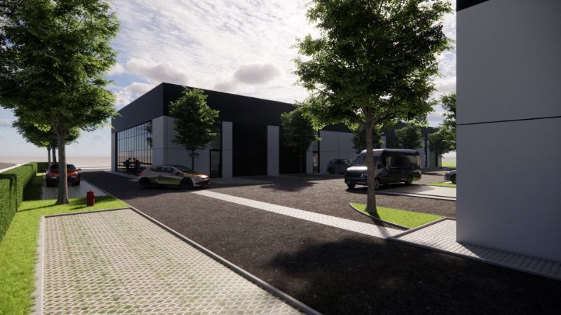 16 KMO-UNITS op TOPLOCATIE – net buiten centrum van Moerbeke Waas foto {{pictureIndex}}