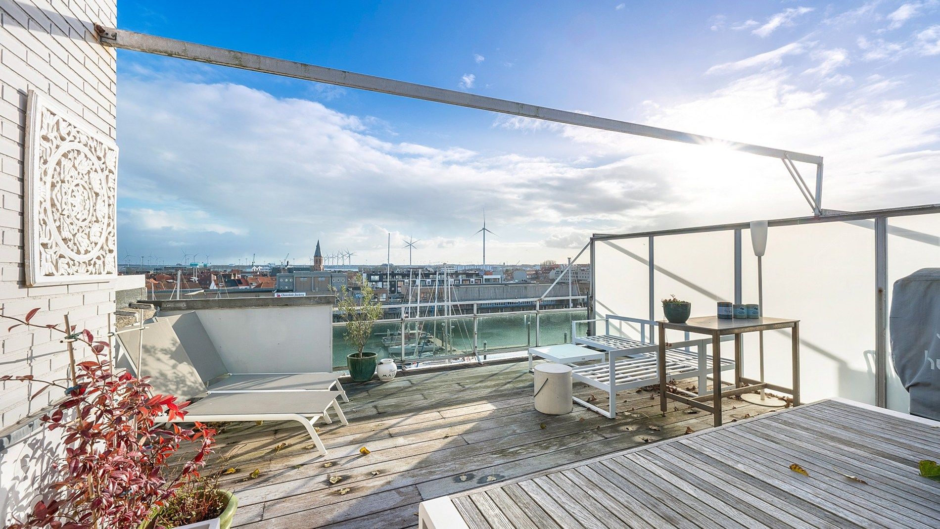 Mooie penthouse met grote zonneterrassen te Zeebrugge foto 5