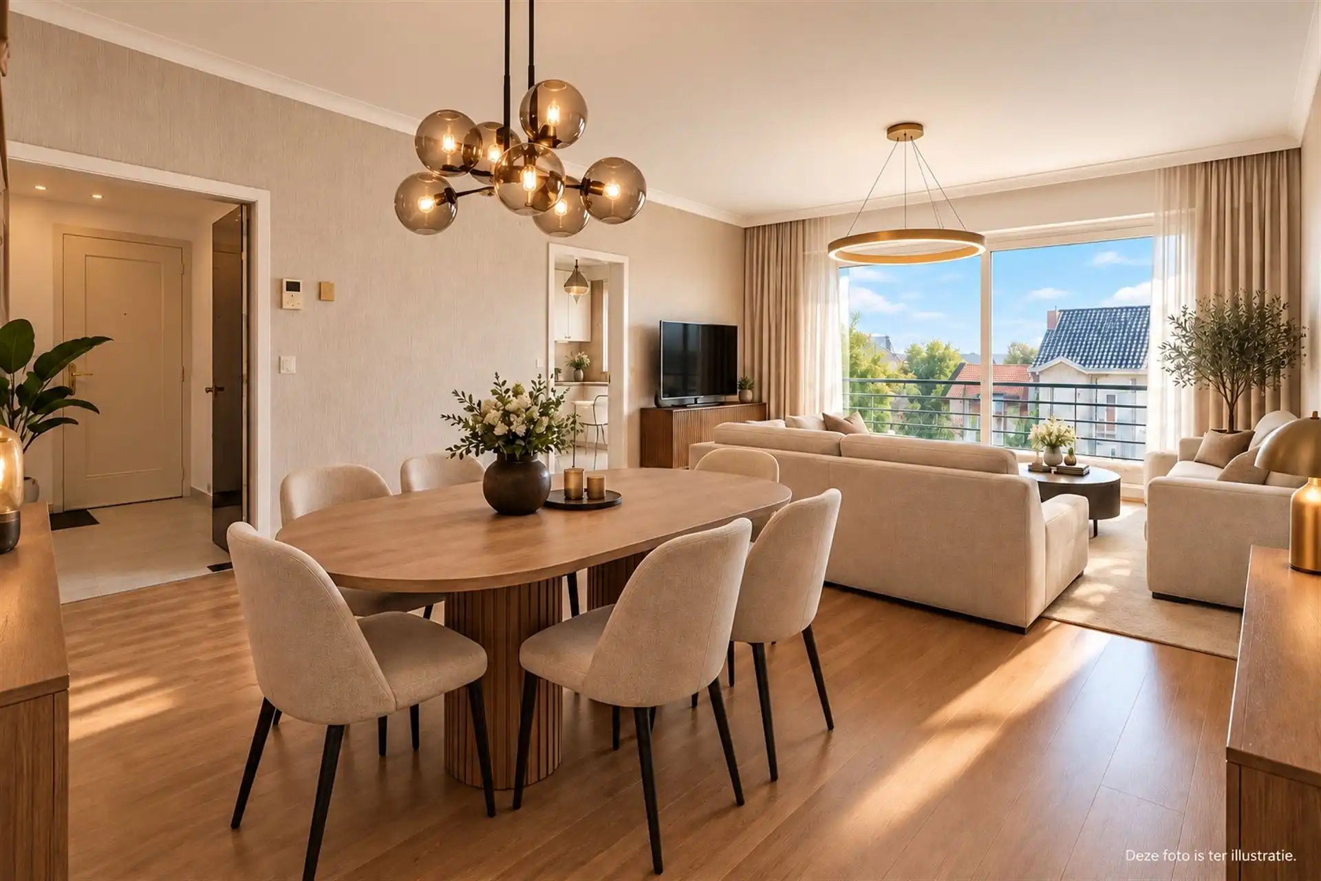 Ruim 2-slpk appartement met staanplaats en EPC-B! foto 4