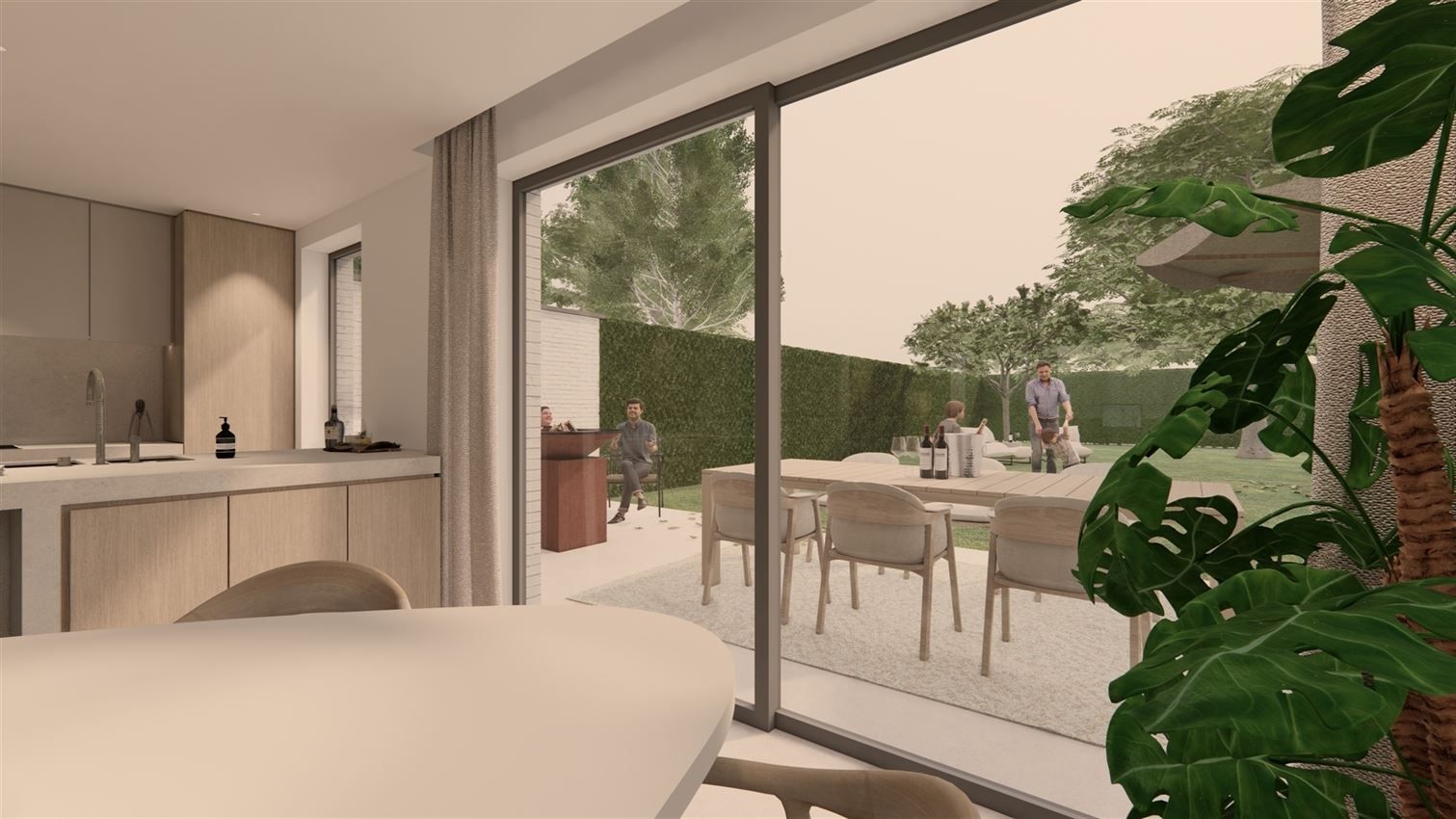 Kwalitatief afgewerkte nieuwbouwwoning met 3 slk. foto 14