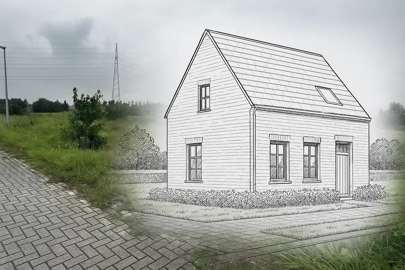 Bouwgrond vrijstaande woning te koop te Waasmunster foto 1