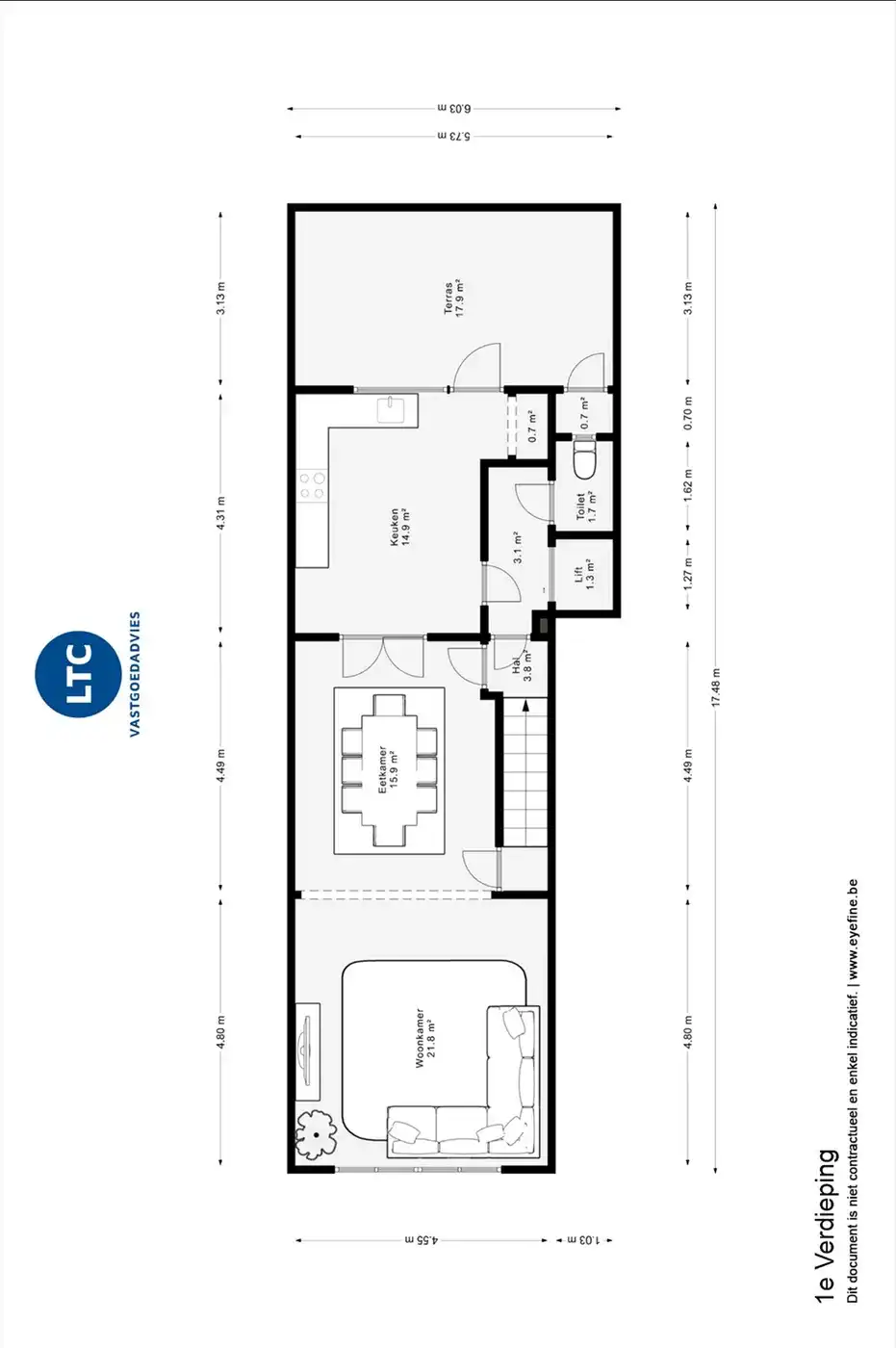 Te renoveren bel-étagewoning op topligging in het centrum van Tienen foto 28