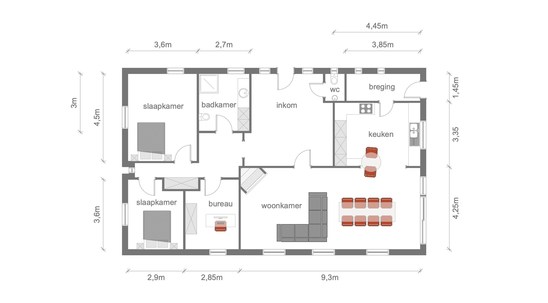 Gezellige laagbouwwoning met 3 slp op 628m2 met opties!! foto 34