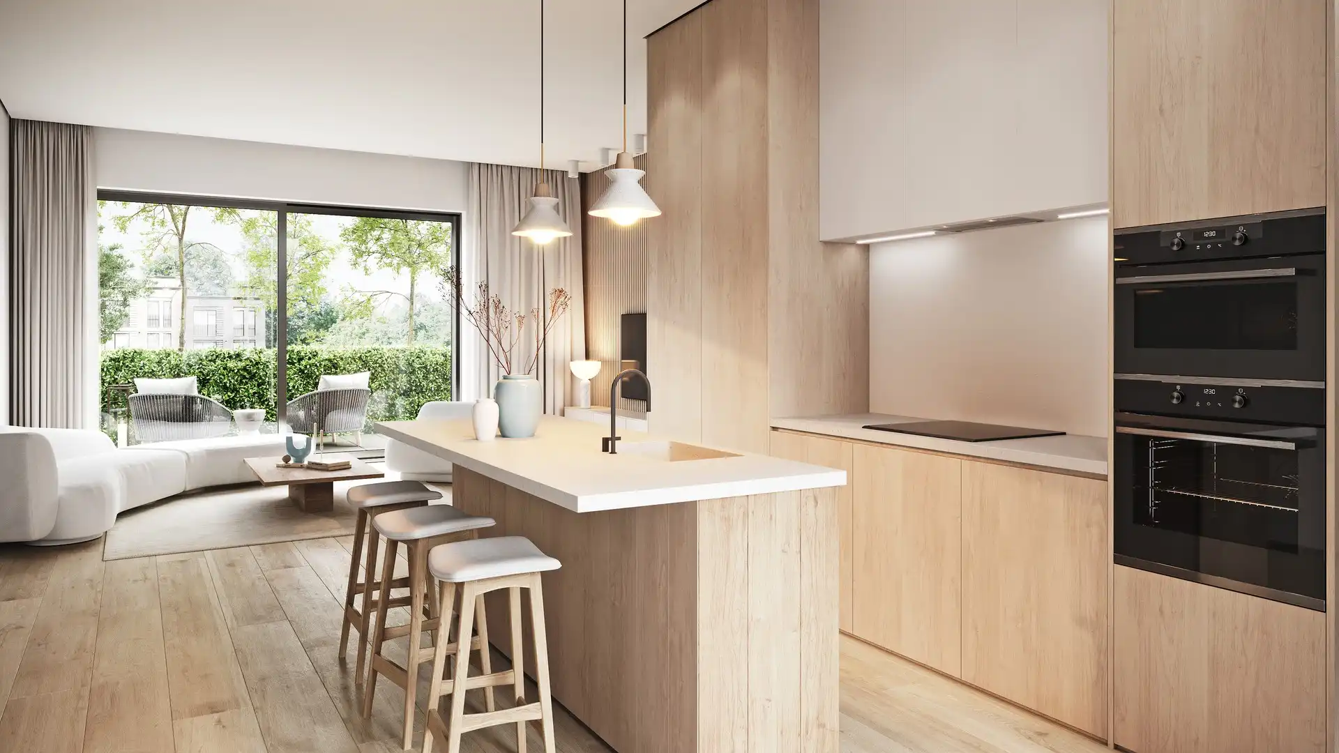 Duplex appartementen met tuin - Cornu foto {{pictureIndex}}