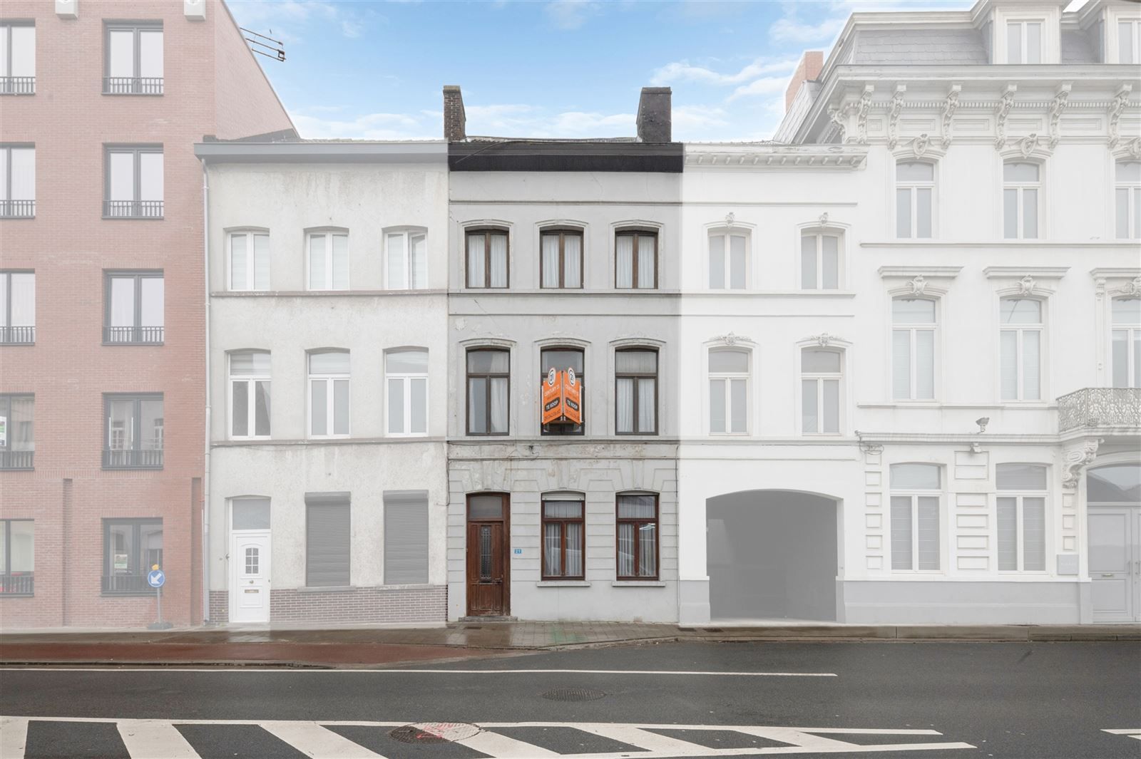 Hoofdfoto van de publicatie: Te renoveren herenhuis met 5 tot 7 slaapkamers in Gent