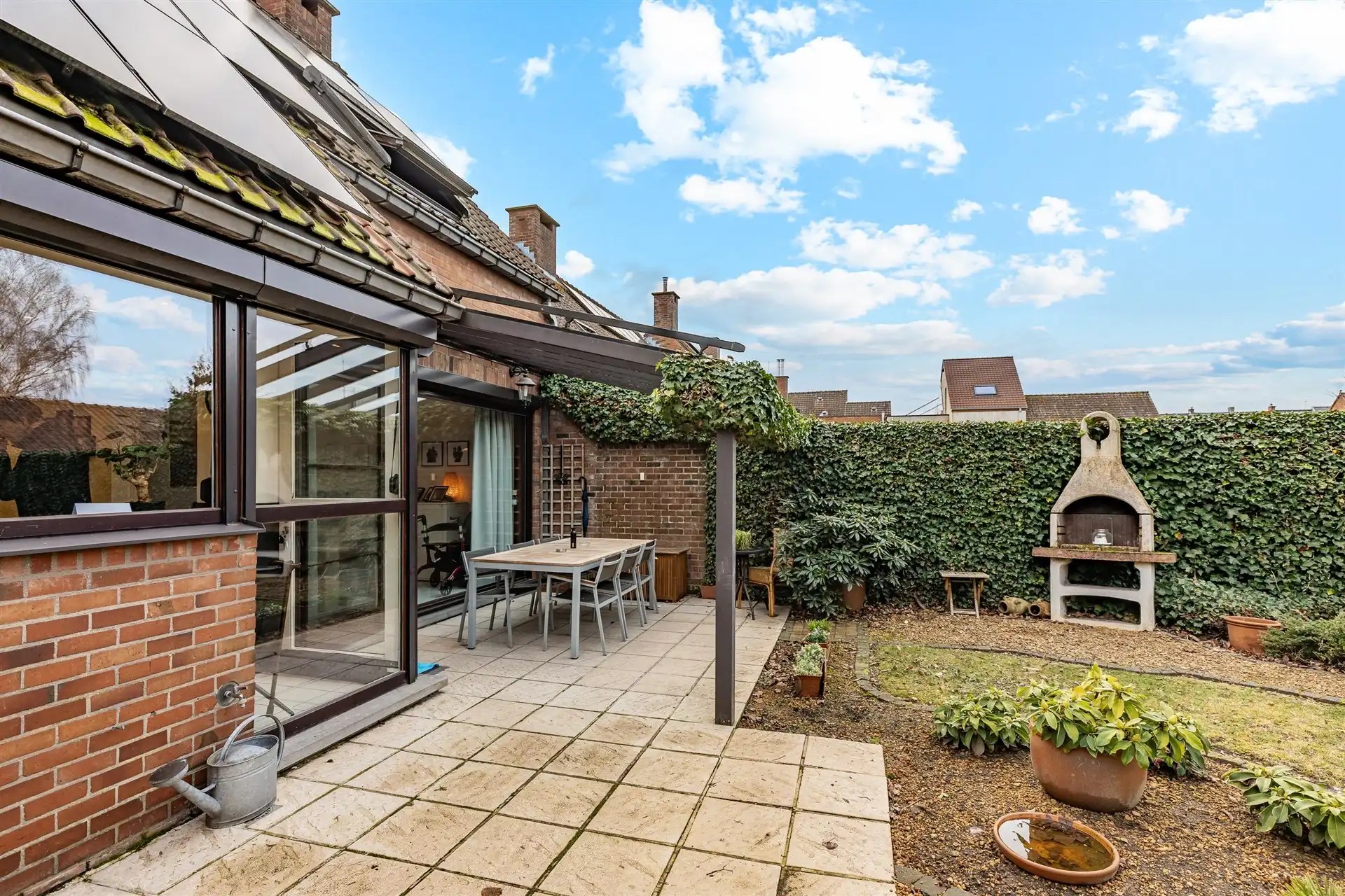 Instapklare 3 slpk halfopen bebouwing met garage in Wetteren foto 21