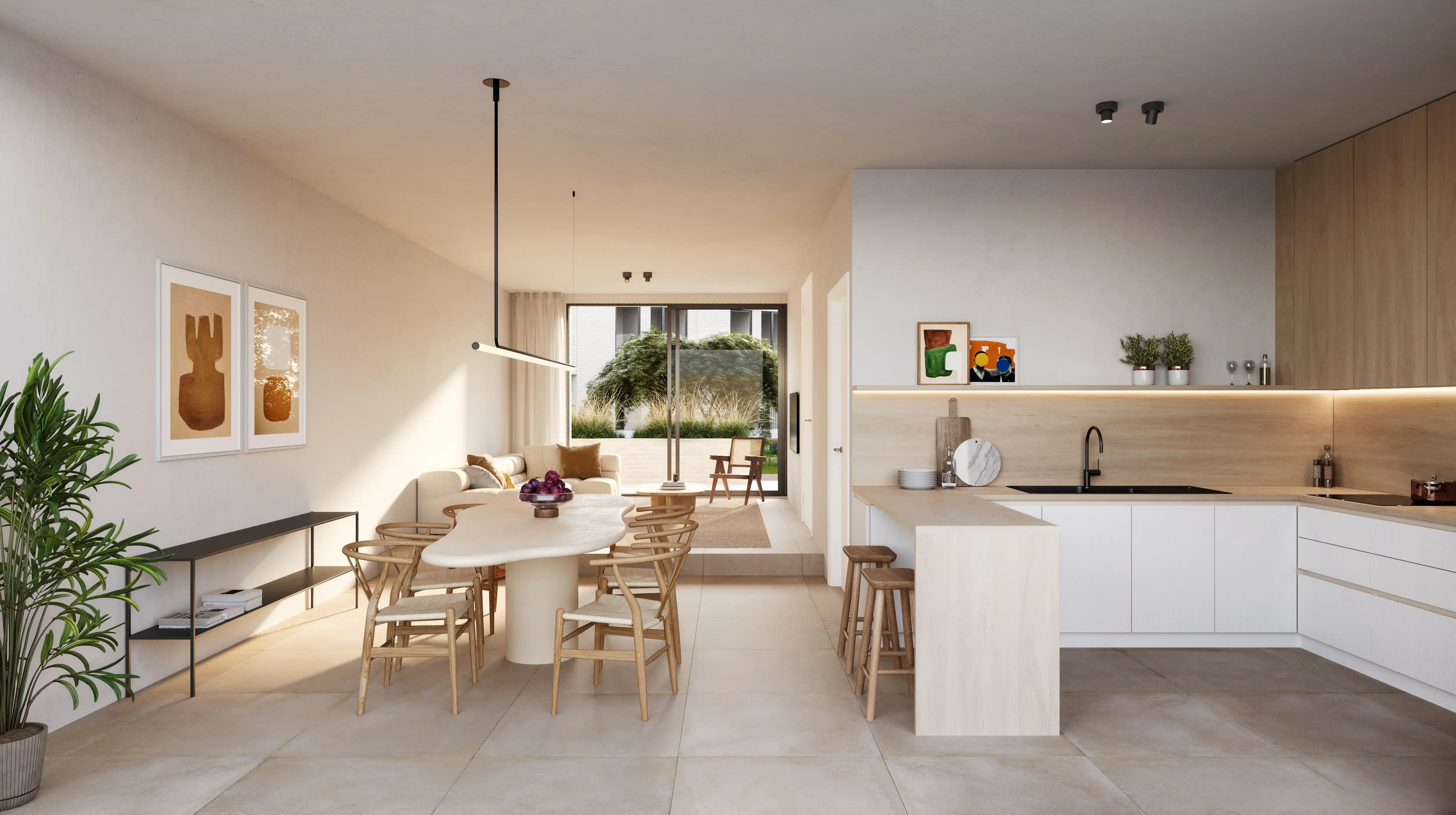 Cortile – groen wonen in hartje Kortrijk foto {{pictureIndex}}