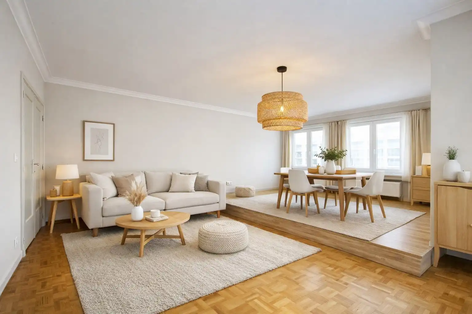 Groot hoekappartement met open zicht over de markt te Blankenberge foto 3