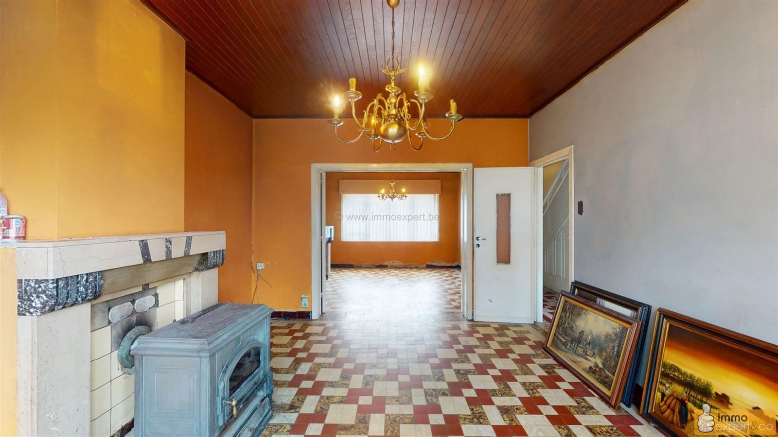 LIEDEKERKE: Landelijk gelegen te renoveren woning foto 5