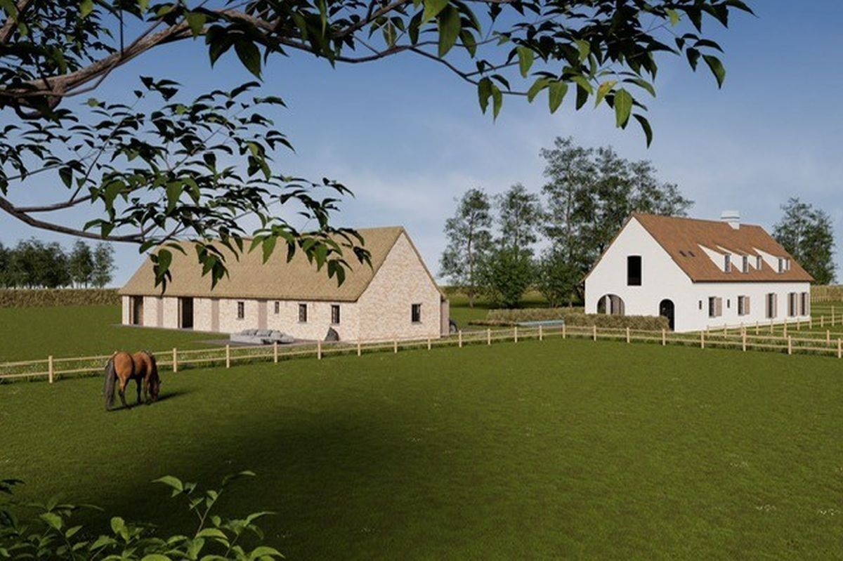 Exclusieve hoeve met vergunning voor volledige vernieuwbouw te koop te Maldegem foto 5