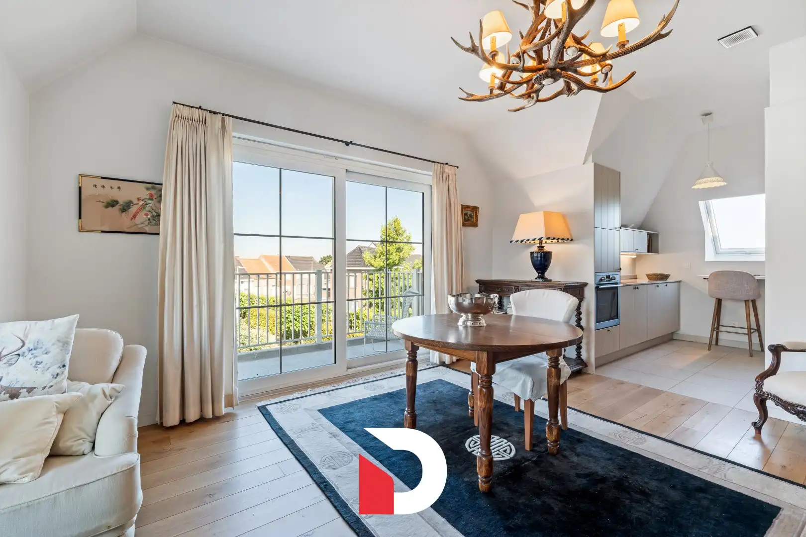 Schitterend hoekappartement met 2slk'ers en 2 terrassen, inclusief een staanplaats te Aartrijke. foto 10