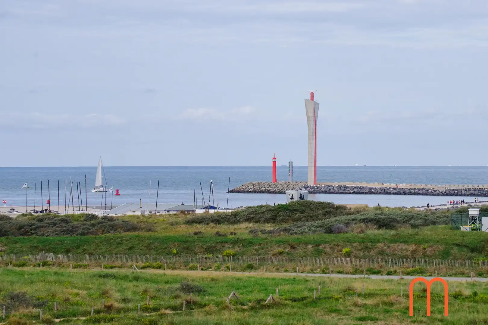 Gemeubeld appartement met uniek zeezicht en ruim terras in Residentie Trinity – Oosteroever Oostende foto 5