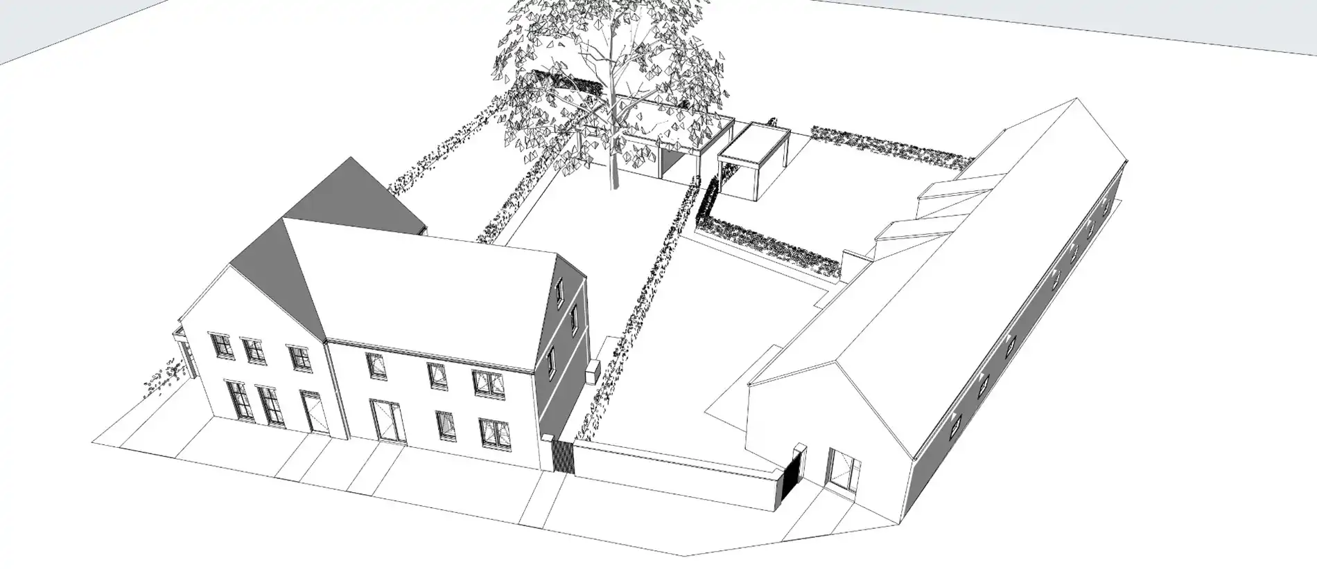 Exclusief project van een authentieke, volledig getransformeerde hoeve tot 2 nieuwbouw BEN-woningen!  foto 3