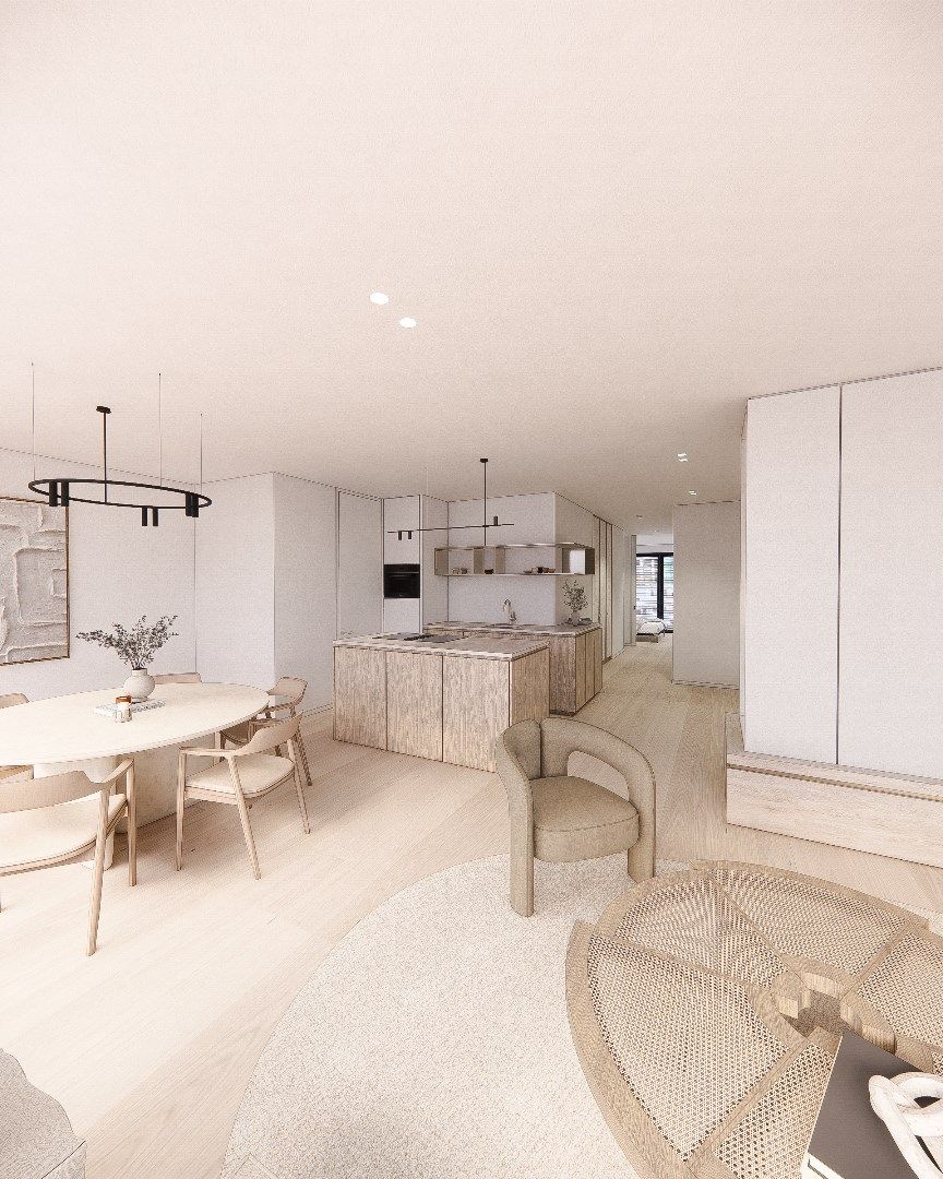 Nieuw appartement gelegen aan de zuidkant van het vernieuwde Burg. Fr. Desmidtplein. Gevelbreedte van ca. 8 meter. foto 13