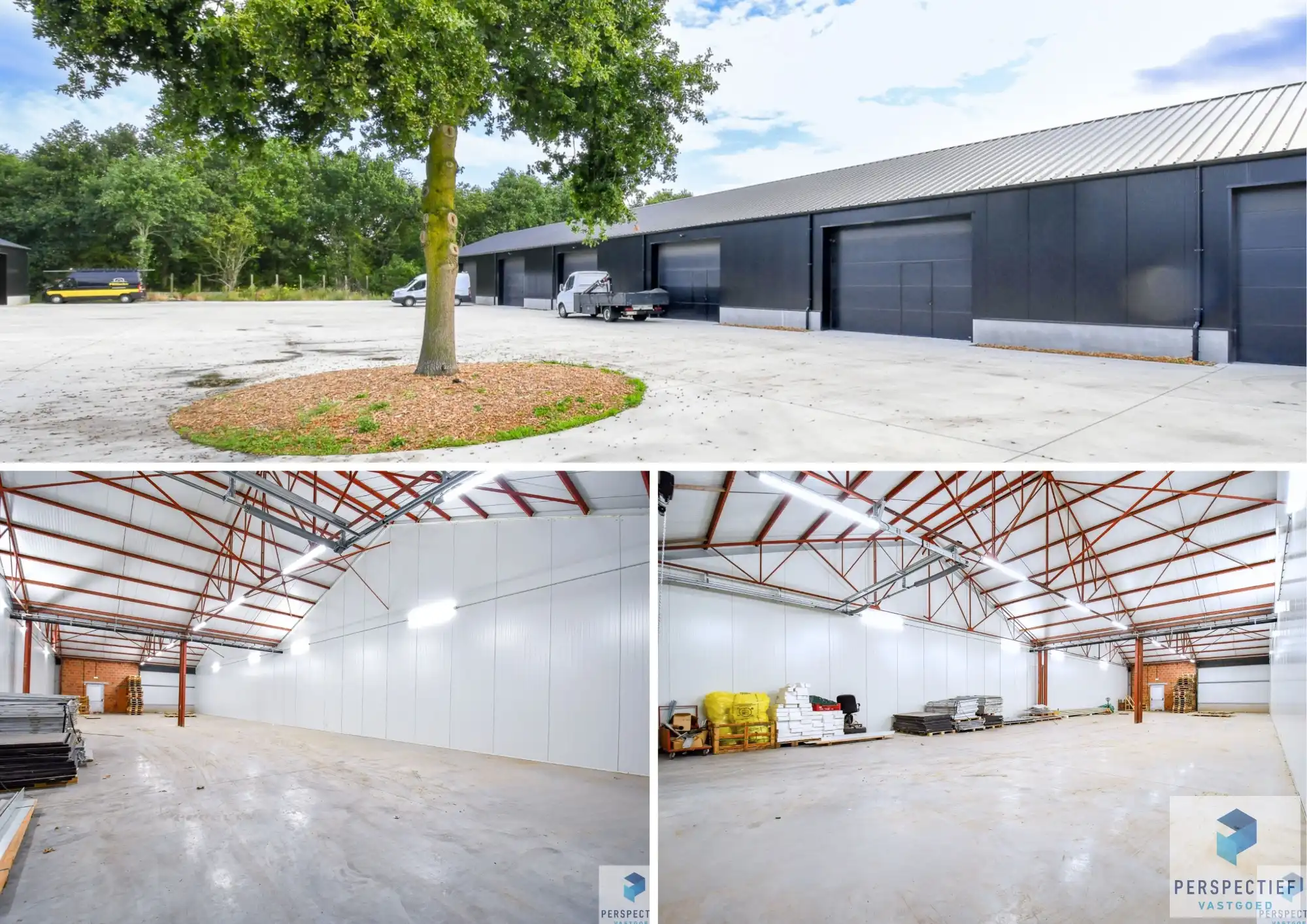 Laatste bedrijfsunit (6): Grote Loods (300 m²) te huur in het Fort Beernem foto {{pictureIndex}}