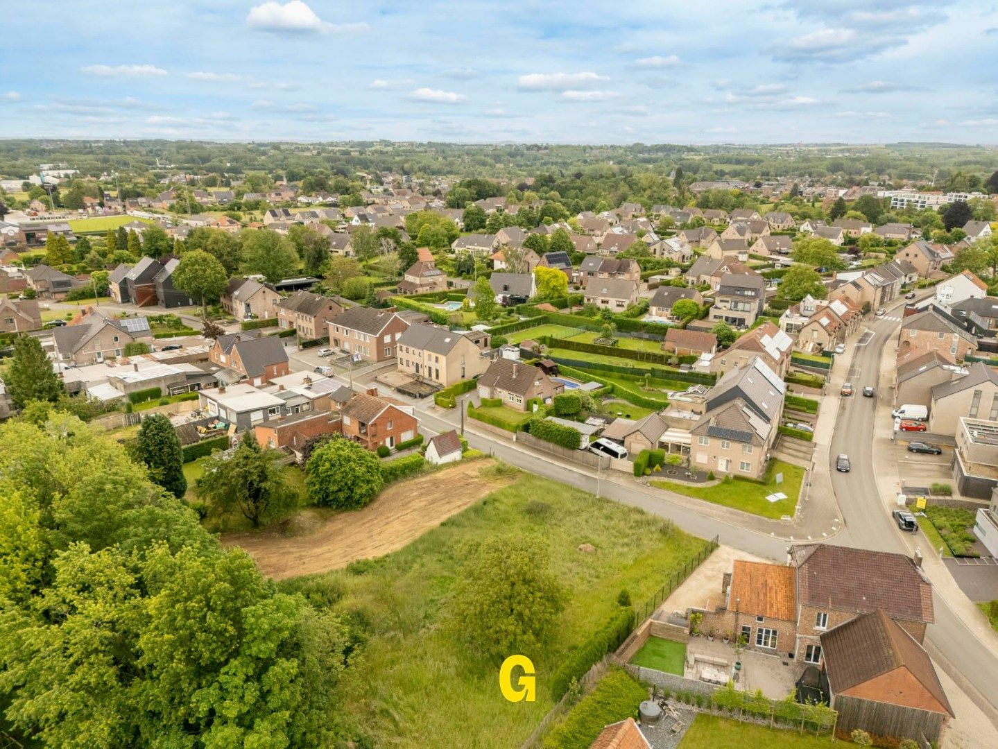 Centraal gelegen bouwgrond  op 7a58ca voor halfopen bebouwing met gegarandeerd vrij uitzicht op groen foto 5