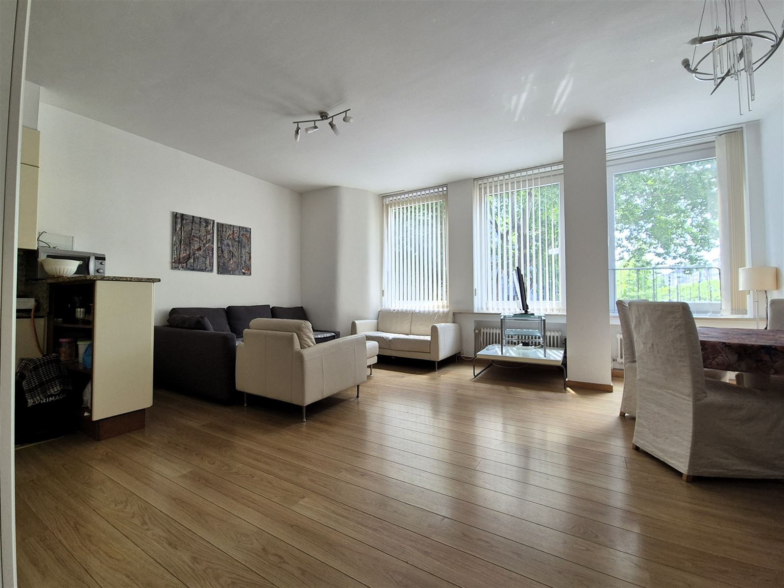 Antwerpen stadspark | volledig gemeubeld 1 slaapkamer appartement met terras. foto {{pictureIndex}}