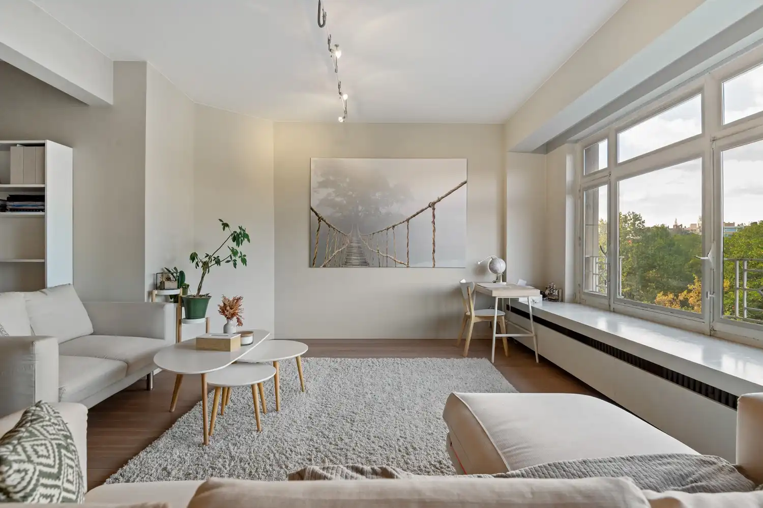 Appartement met frontaal parkzicht foto 4